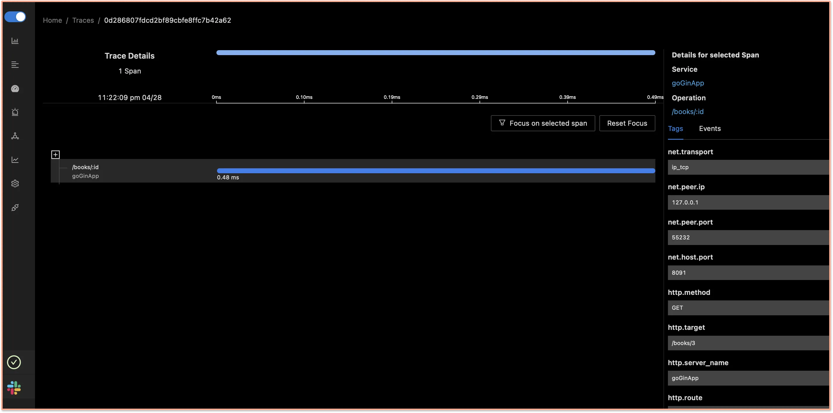 Visualize your tracing data with the help of flamegraphs and gantt charts