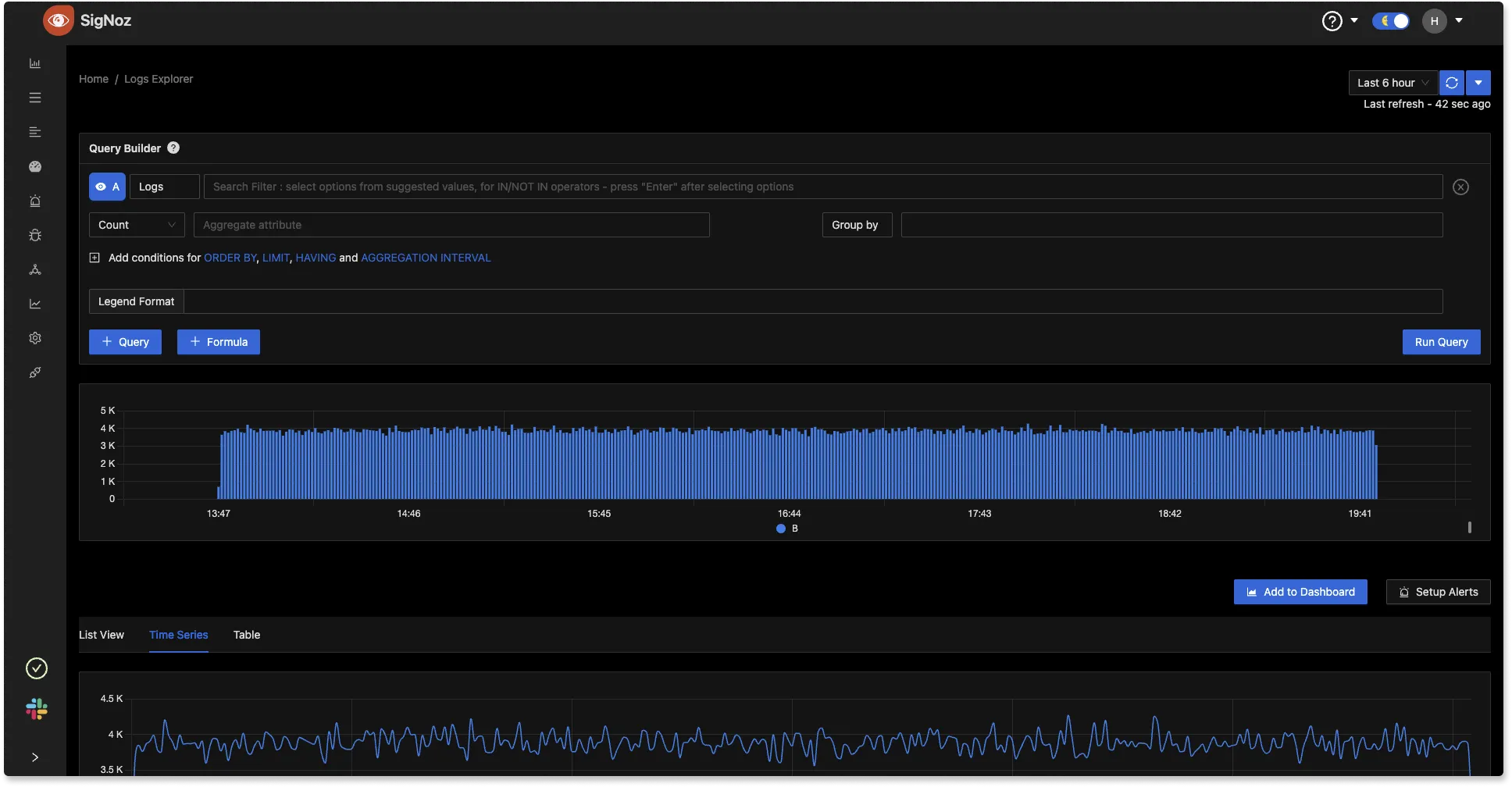 The newly shipped logs explorer will help you create powerful queries on your logs data